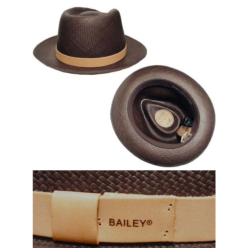 ベイリー Bailey GELHORN BROWN OLIVE NATURAL ストローハット 中折れ 
