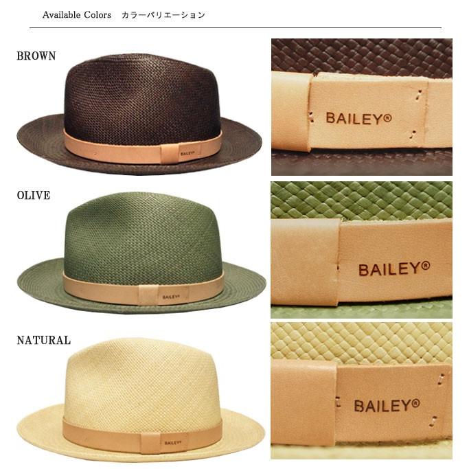 ベイリー Bailey GELHORN BROWN OLIVE NATURAL ストローハット 中折れ 