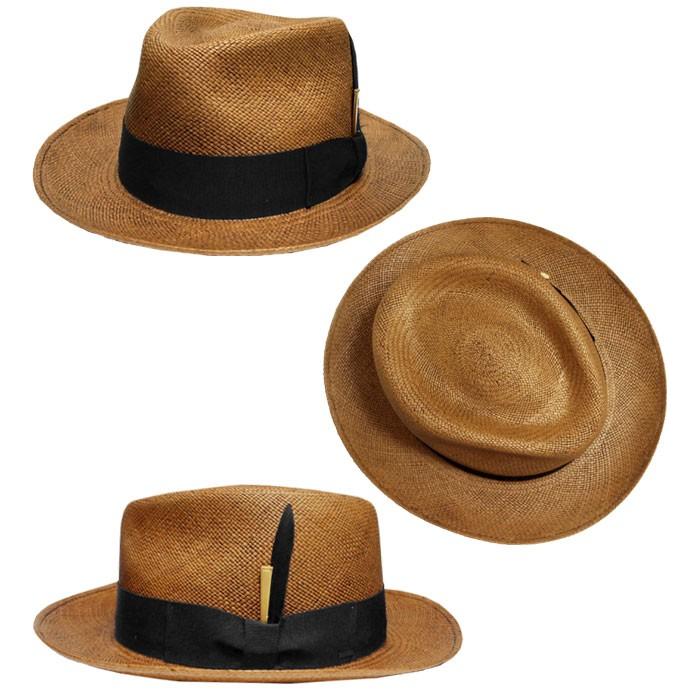 ベイリー Bailey TESSIER 186 154007 ANTIQUED SIENNA ストロー パナマ