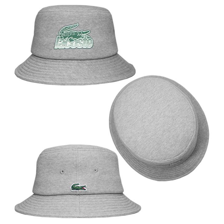 ACOSTE ラコステ L1268 SWEAT BUCKET HAT バケットハット BLACK NAVY GRAY 帽子 紳士 婦人 メンズ