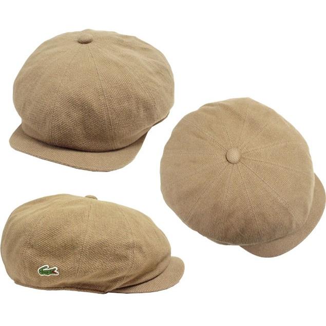 ラコステ　コーデュロイ　キャスケット　58cm ラコステコーデュロイキャスケット58cm