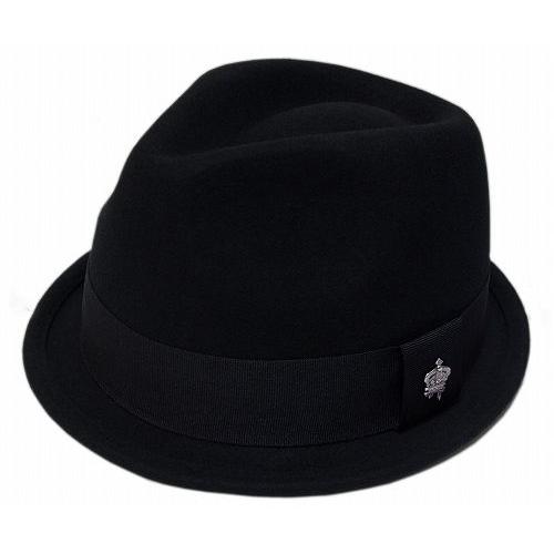 CHRISTYS' CROWN（クリスティーズ・クラウン） フェルトハット Rude Boy Short Brim Fedora, Black（CCS427）｜prast｜02