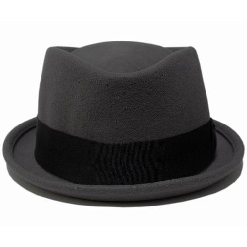 CHRISTYS' CROWN（クリスティーズ・クラウン） フェルトハット Fugazi Wool Felt Fedora Diamond Crown, Grey（CCS429）｜prast｜05