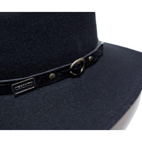 CHRISTYS　LONDON　クリスティーズ　ロンドン　24340　Western Wool Felt Hat　ウェスタン　ウール　フェルト　ハット　Black｜prast｜03