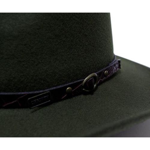 CHRISTYS  LONDON　クリスティーズロンドン　帽子　フェルト　ウエスタンハット　Western Wool Felt Hat　Green　24340｜prast｜03