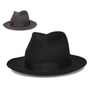 CHRISTYS LONDON クリスティーズロンドン 帽子 フェルトハット Wool Felt Fedora Black Gray 24390  メンズ レディース :601009506:PRAST - 通販 - Yahoo!ショッピング