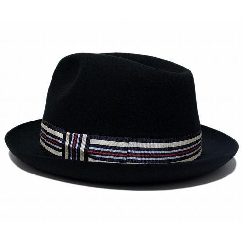 CHRISTYS' LONDON（クリスティーズ・ロンドン） 帽子 フェルトハット Wool Felt Fedora, Black（24420）｜prast｜05