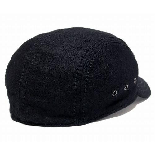 CHRISTYS' CROWN（クリスティーズ・クラウン） キャンプキャップ "Clyde" Wool Camp Cap, Black（CCS644）｜prast｜05