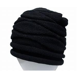 CHRISTYS' LONDON（クリスティーズ・ロンドン） 帽子 ニットキャップ Rib Knit, Black（80003）｜prast