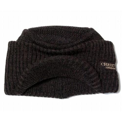 CHRISTYS　LONDON　クリスティーズ　ロンドン　80007　Visor Knit　バイザーニット　Brown｜prast｜04