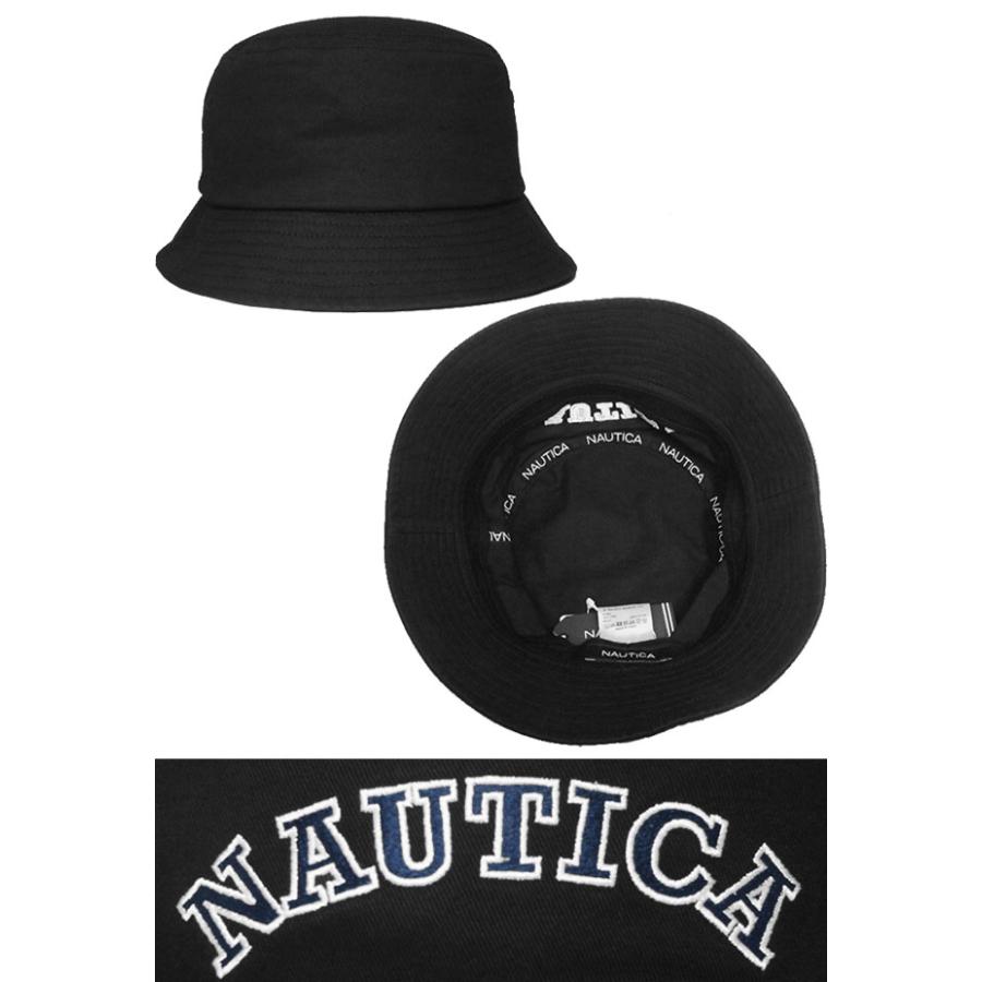 NAUTICA ノーティカ NT062 COLLEGE LOGO HAT BLACK BROWN サハリハット ストリート メンズ レディース 男女兼用 | NAUTICA | 02
