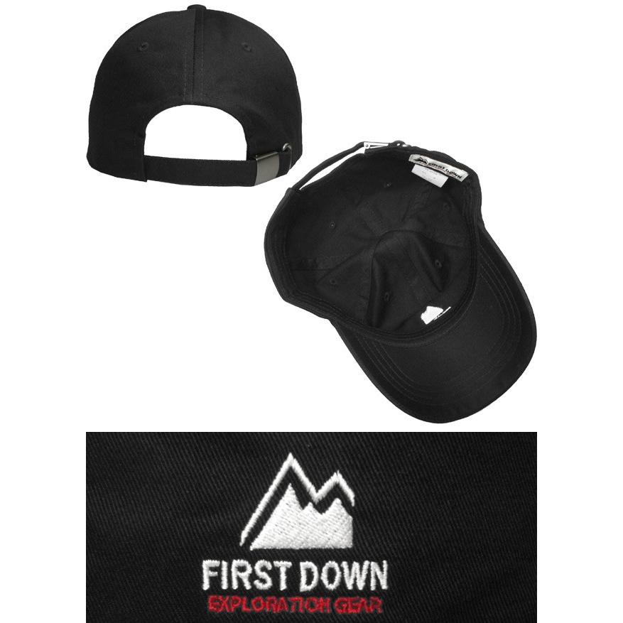 FIRST DOWN（ファーストダウン） FD EXS COTTON TWILL 6P CAP BLACK