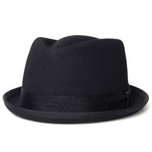 帽子 フェルトハット Felt Hat Diamond crown ダイヤモンドクラウン ブラック メンズ レディース | 