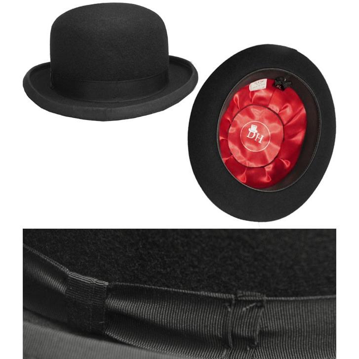 DentonHat デントンハット 24210 ボーラーハット 黒 ブラック グレー