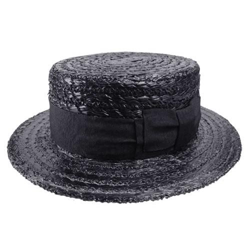 帽子 ステットソン STETSON SH465 キャノチエ カンカン帽 ストロー