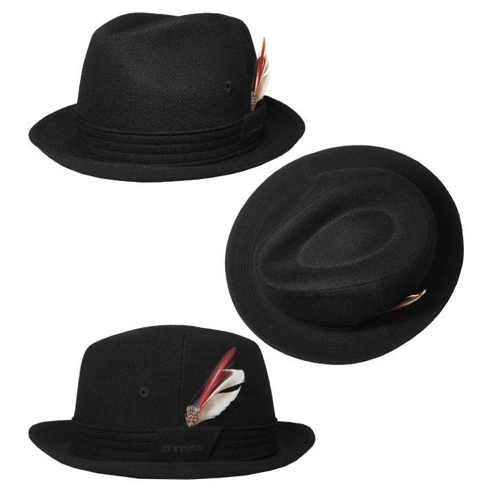 帽子 ステットソン STETSON SE073 ニュースレコーハット 黒 紺 チャコールグレー メンズ レディース｜prast｜02