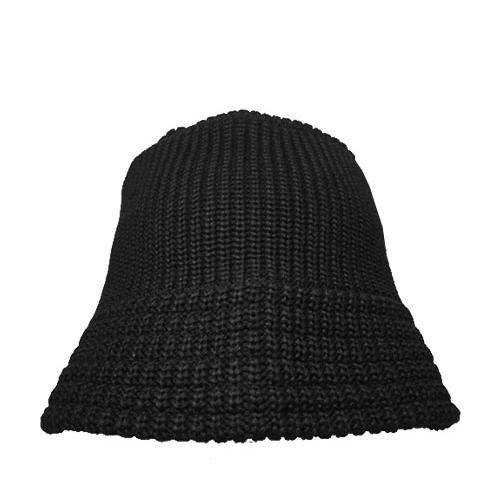 racal ニットバケットハット　ブラック RACAL（ラカル） Knit Bucket Hat ニットバケットハット BLACK RL-23