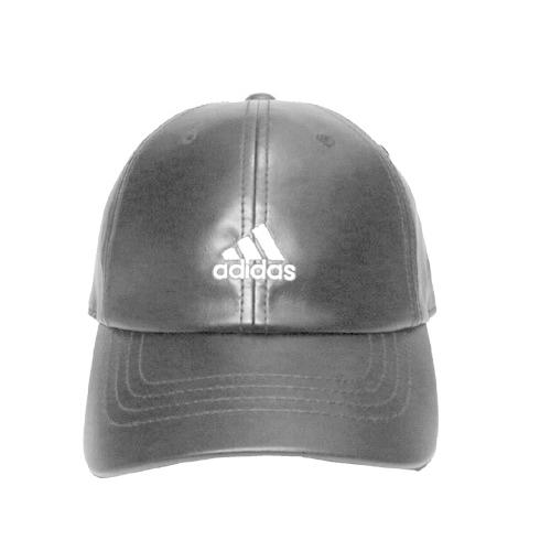 adidas（アディダス） AD PU LEATHER 6P CAP ブラック レザーキャップ