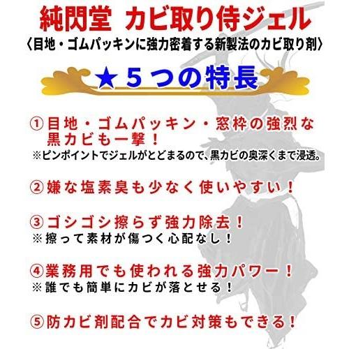 カビ取り侍 ジェルタイプ 200g 風呂 部屋のゴムパッキン タイル目地 窓 防カビ KZJ200 PPOuap06a1jg20006