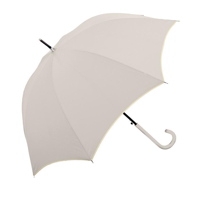 クラックス くすみカラー晴雨兼用傘60cm ライトグレー ジャンプ傘