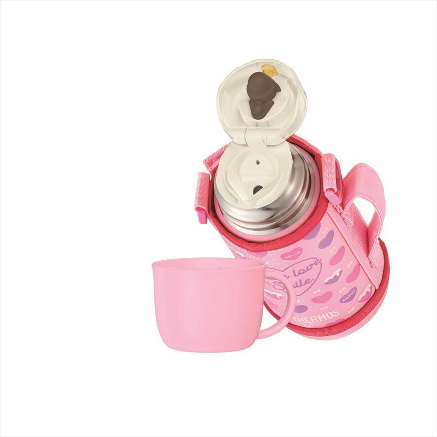 THERMOS（サーモス） 真空断熱2ウェイボトル ピンクホワイト FJJ