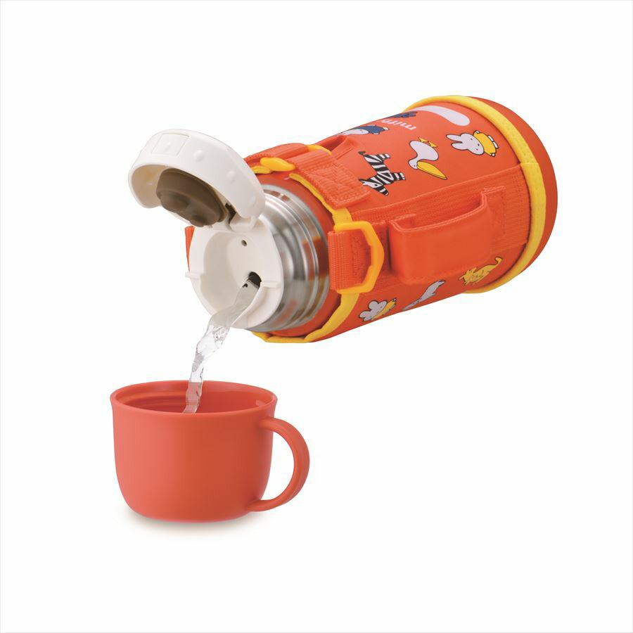子ども用水筒 オレンジ色 笑顔デザイン THERMOS サーモス 真空断熱2