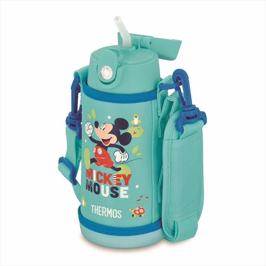 THERMOS（サーモス） 真空断熱2ウェイボトル ミントブルー／ミッキー