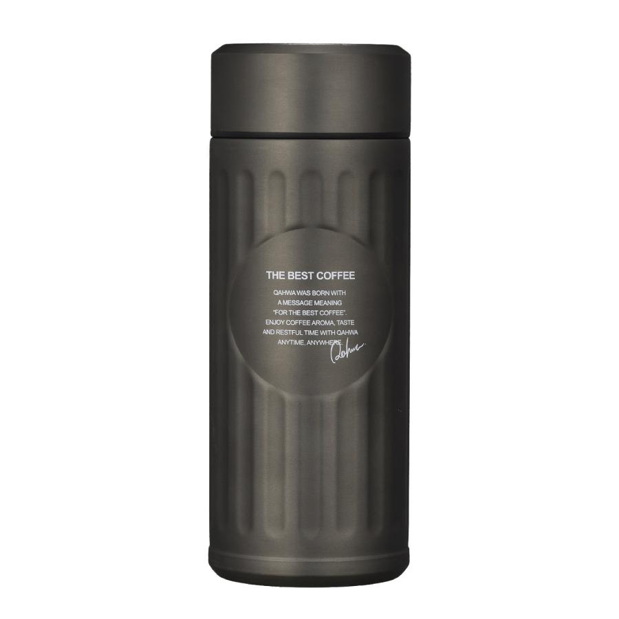 QAHWA (株)シービージャパン 抗菌カフアコーヒーボトル GRY 水筒