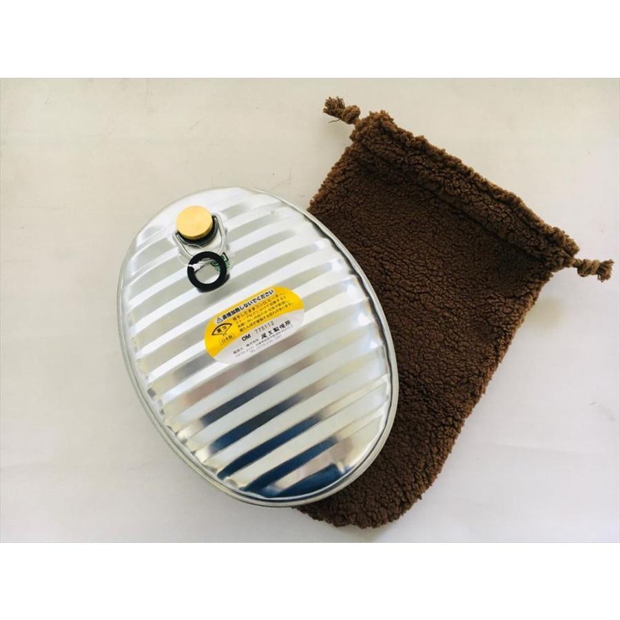 尾上製作所 ONOE トタン湯たんぽ２．４ カバー付き ブラウン 4907797072059 湯たんぽ 健康暖房 冷え性 | ブランド登録なし | 01