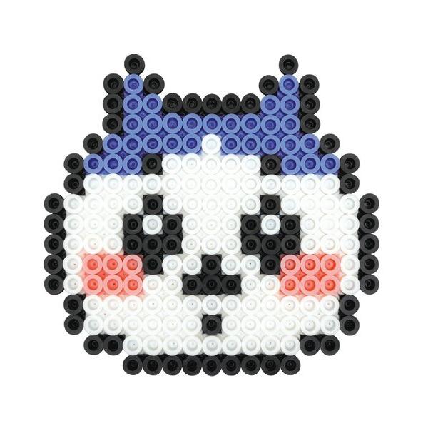 カワダ かんたんキャラビーズセット ハチワレ おもちゃ アイロンビーズ