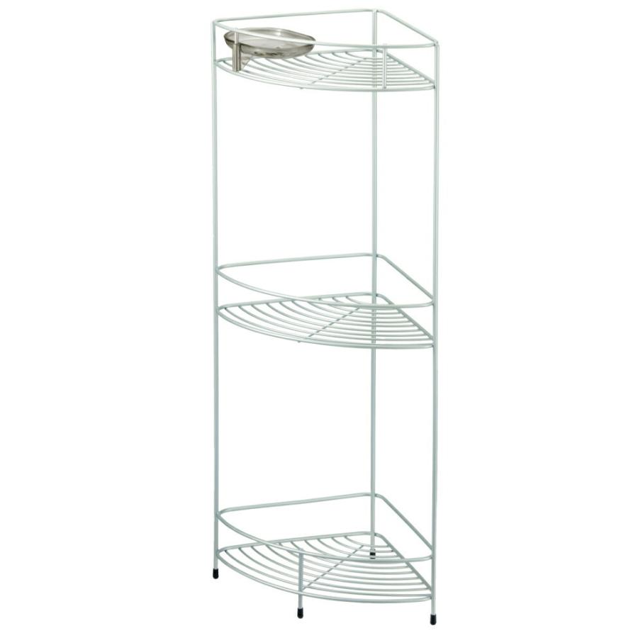 アスベル ASVEL N・Wコート コーナーラック 3段 石けん皿付