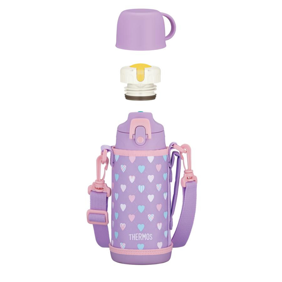 サーモス 真空断熱2ウェイボトル FJJ-602WF 600ml パープルピンク