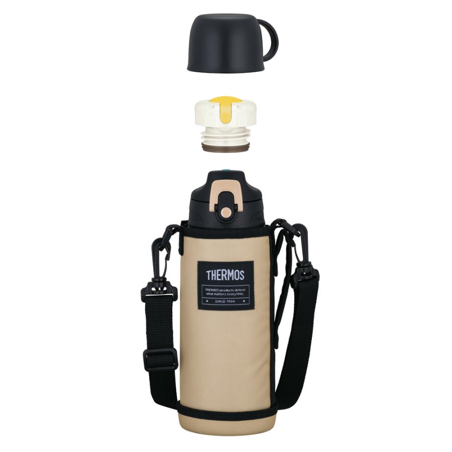 サーモス 真空断熱2ウェイボトル FJJ-802WF 800ml ミントベージュ