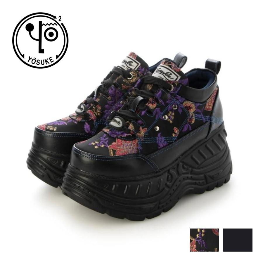 ヨースケ YOSUKE 正規取り扱い店 厚底スニーカー レディース 厚底フラット ライブ フェス コスプレ 4460010 | YOSUKE