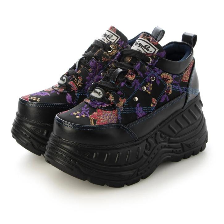 ヨースケ YOSUKE 正規取り扱い店 厚底スニーカー レディース 厚底フラット ライブ フェス コスプレ 4460010 | YOSUKE | 02