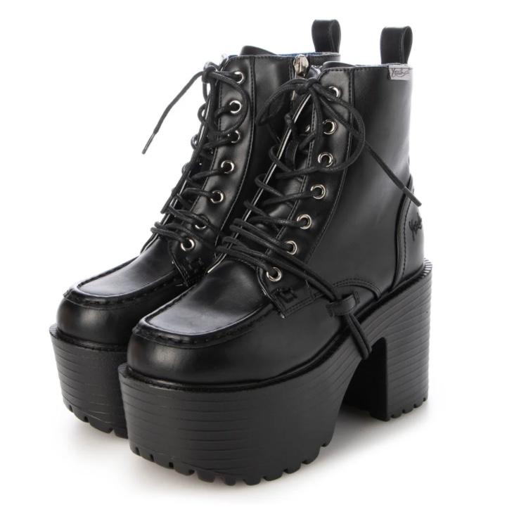 YOSUKE（ヨースケ） 正規取り扱い店 厚底レースアップブーツ ショート