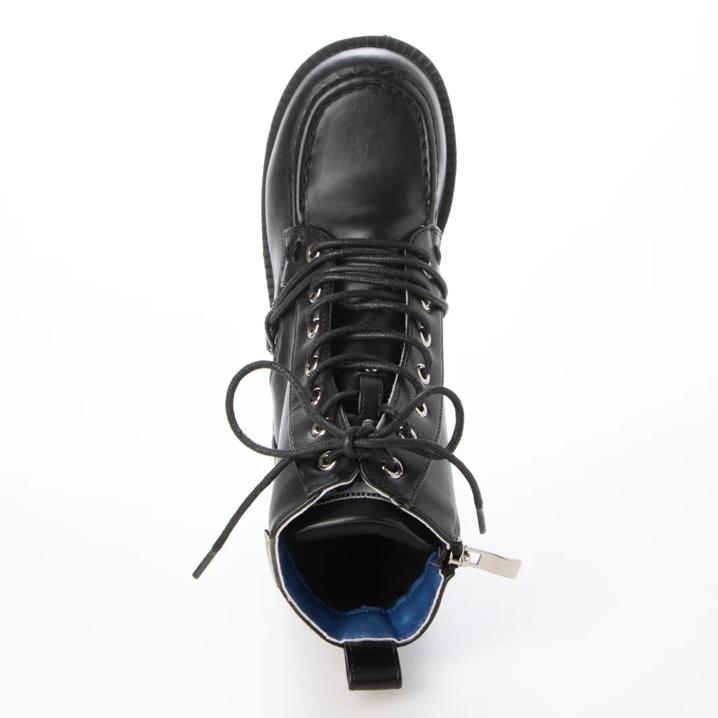 YOSUKE（ヨースケ） 正規取り扱い店 厚底レースアップブーツ ショート