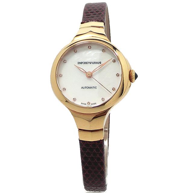 稼働 アルマーニ 腕時計 レディース クオーツ シェル文字盤 AR-2040 稼働 アルマーニ 腕時計 レディース クオーツ シェル文字盤 AR-2040