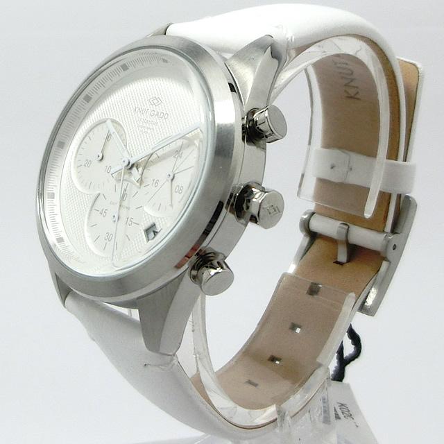 KNUT GADD/クヌートガッド　クロノグラフ 　クォーツ　メンズグレーレザー Amazon.co.jp: クヌートガッド Knut Gadd 腕時計 CULT CHRONO