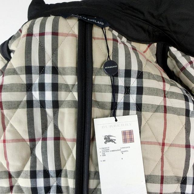 バーバリー キルティングジャケット ハーフコート レディース サイズ (M) BURBERRY ESTABLISHED CONSTANCE ブラック 現品限り アウトレットセール｜pre-ma｜08