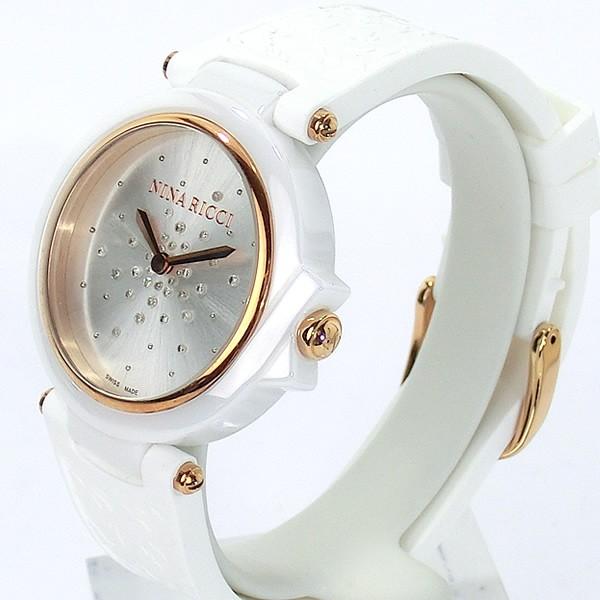 NINA RICCI（ニナ・リッチ） 腕時計 レディース N068003 ホワイト