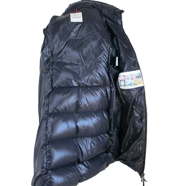 新品 モンクレール ダウン コート ジャケット レディース サイズ(00) リアルファー付 MONCLER RIBAFUR F20931C57501 C0065 742 ネイビー｜pre-ma｜11