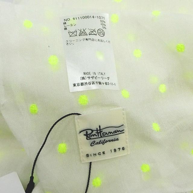 Ron Herman ロンハーマン ストール 2311000013 Dot Yellow Ron Herman ロンハーマン ストール 2311000013 Dot Yellow