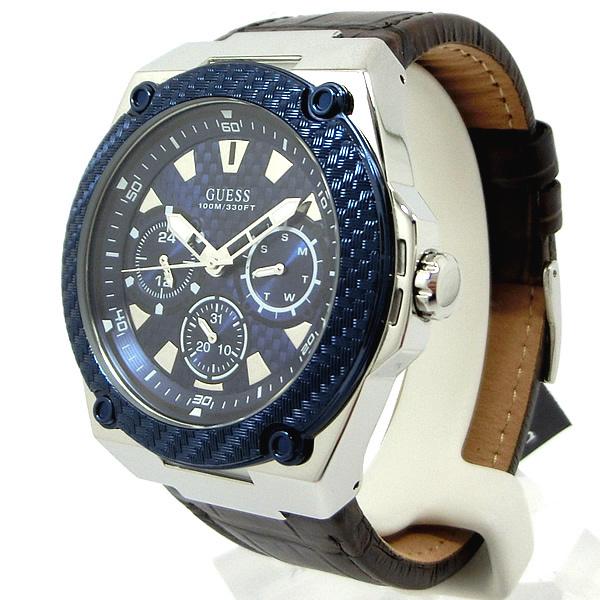 ゲス ウォッチ 腕時計 メンズ Guess Watch Legacy W1058g4 レザーベルト 45mm マルチファンクション Vcs4691 G06 プレマ インポートマーケット 通販 Yahoo ショッピング