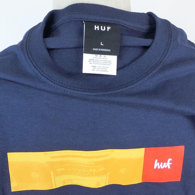 HUF ハフ メンズ 半袖 Tシャツ MILTON TS02051 NAVY ネイビー カットソー サイズ表記（L）262859｜pre-ma｜04
