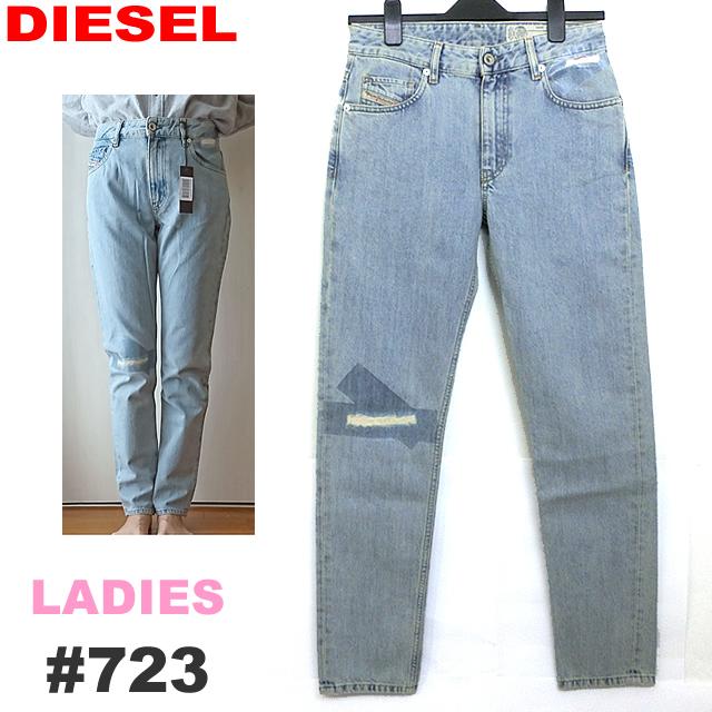 ディーゼル DIESEL レディース デニムパンツ NEEKHOL 00SAUJ-084SX B4-723 ダメージ ジーンズ ジッパー｜pre-ma