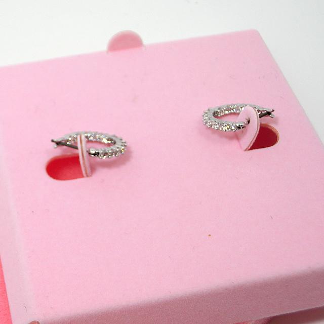 SWAROVSKI スワロフスキー フープピアス ミニ MINI HOOP CZWH