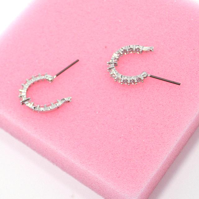 SWAROVSKI スワロフスキー フープピアス ミニ MINI HOOP CZWH