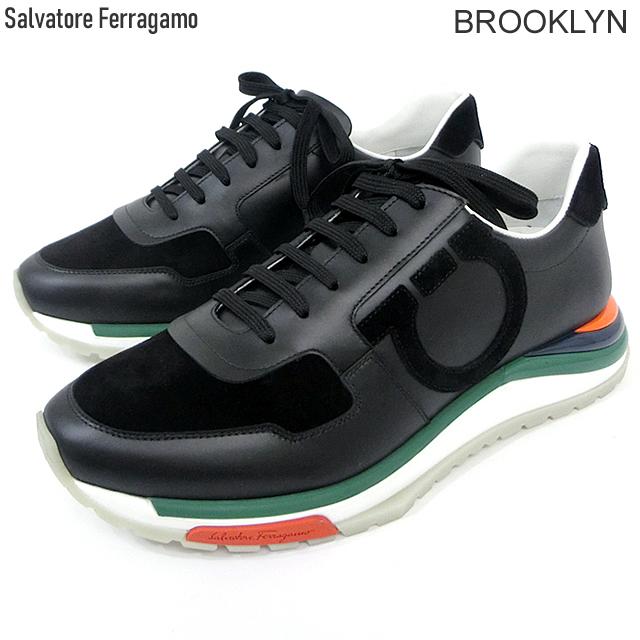 サルヴァトーレ フェラガモ メンズ スニーカー BROOKLYN 698061 NERO