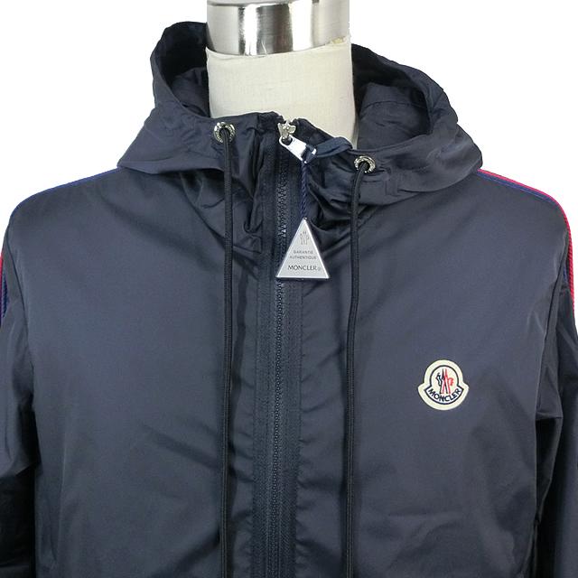 モンクレール MONCLER HATTAB スプリング ジャケット メンズ  ジップパーカー ウインドブレーカー 775/ネイビー｜pre-ma｜02